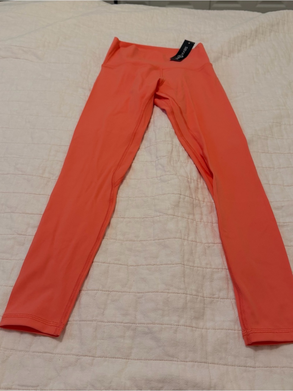 NWT Savvi Fit Sskin Orange Leggings